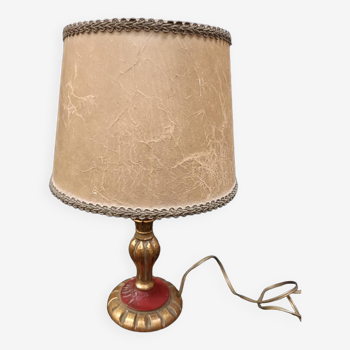 Lampe vintage en bois