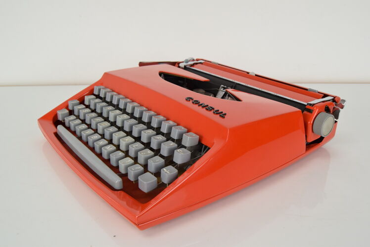 Machine à écrire Consul du milieu du siècle années 1960.