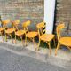 Suite de 6 chaises luterma modèle "Banane"