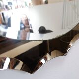 Miroir mural style Cristal Art, années 1960