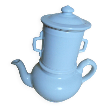 Cafetière salam en porcelaine blanche numéroté