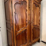 Solid walnut wardrobe