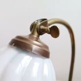 Vintage 40s Art Deco marble table lamp