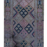 Handmade One-of-a-Kind Oriental Purple Runner Rug 78 cm x 285 cm