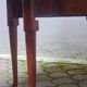 Mahogany drop-leaf table