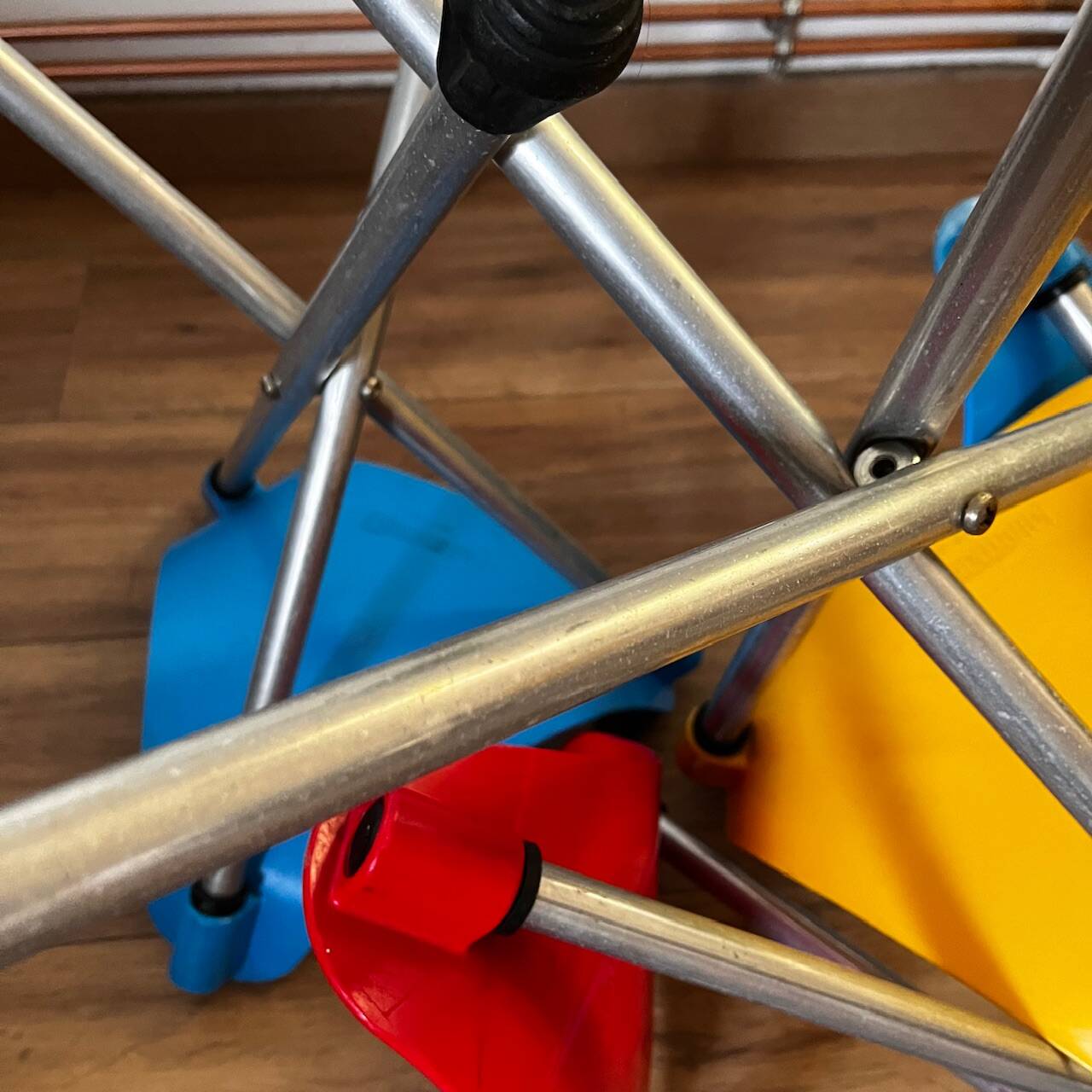 Set of 4 LALLEMAND stools