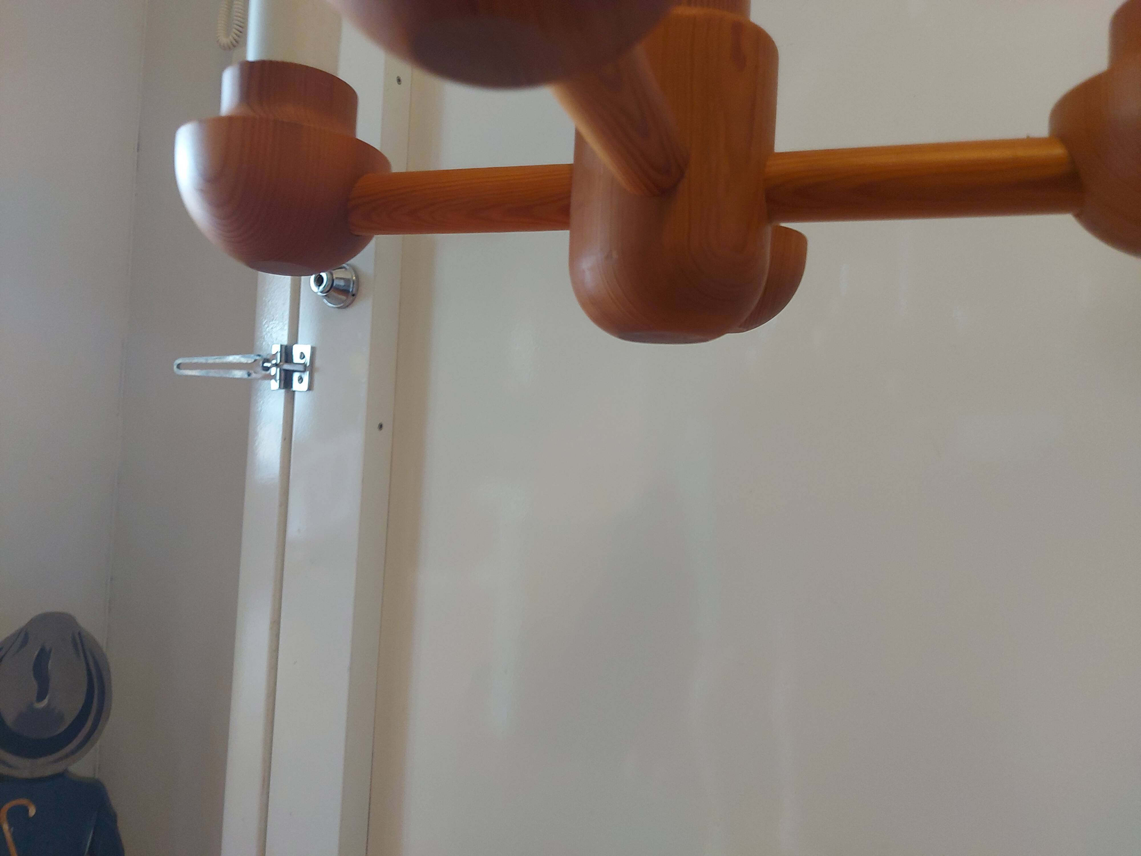 Vintage Ikea pine chandelier