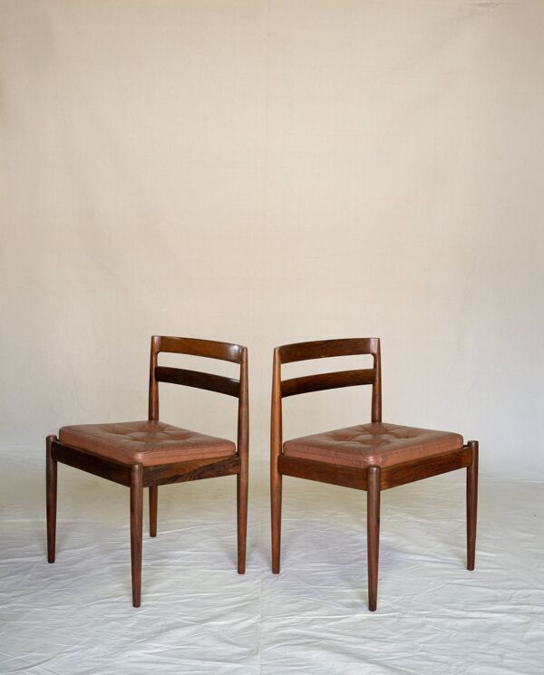 Lot de 4 chaises danoise modèle 301 de Kai Kristiansen.