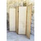 Vintage screen with 4 leaves in bamboo and woven rattan - 1950