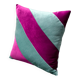 Coussin velours patchwork