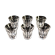 6 glasses in saint-louis crystal shape 766 size 5654