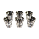 6 glasses in saint-louis crystal shape 766 size 5654