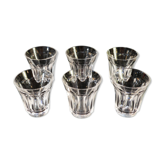 6 verres a porto en cristal de saint-louis forme 766 taille 5654