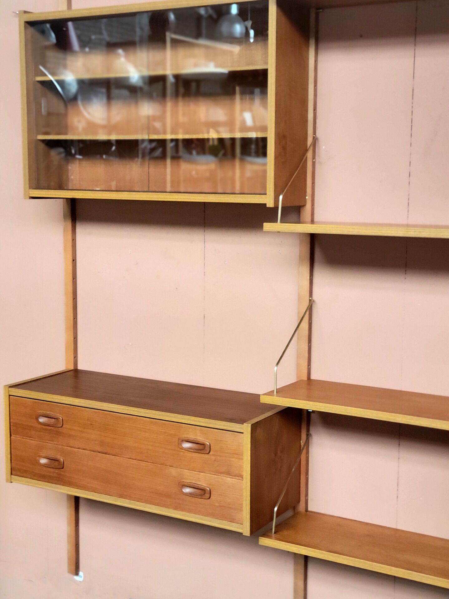 PS System wall unit by Preben Sørensen for Randers Møbelfabrik