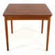 Compact Poul Hundevad for Hundevad & Co extendable dining table in teak