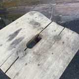 Brutalist rustic farmhouse stool