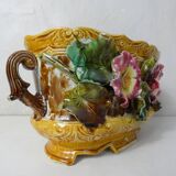 old planters and earthenware slip planter