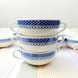 6 Royal Boch handle bowls