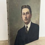 Oil on canvas, portrait of a man.