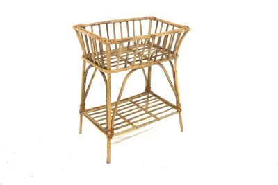 Jardinière d'intérieur scandinave en rotin, Suède, 1960