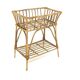 Scandinavian indoor planter in rattan, Sweden, 1960