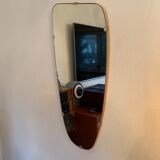 1960s asymmetrical mirror 35x78cm