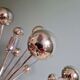 Chrome metal Sputnik chandelier, Space Age design, 1960.