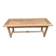 18th century farmhouse dining table renovated in solid oak 200cm
