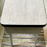 Vintage white formica chest