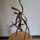 Sculpture Yves Lohé, couple de danseurs