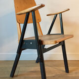 Lot of 6 modernist armchairs 1950 - 1960