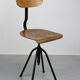 Pair of  swivel chairs industrial black, 1960s