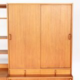 Pair of Scandinavian teak bookcases from the 60s