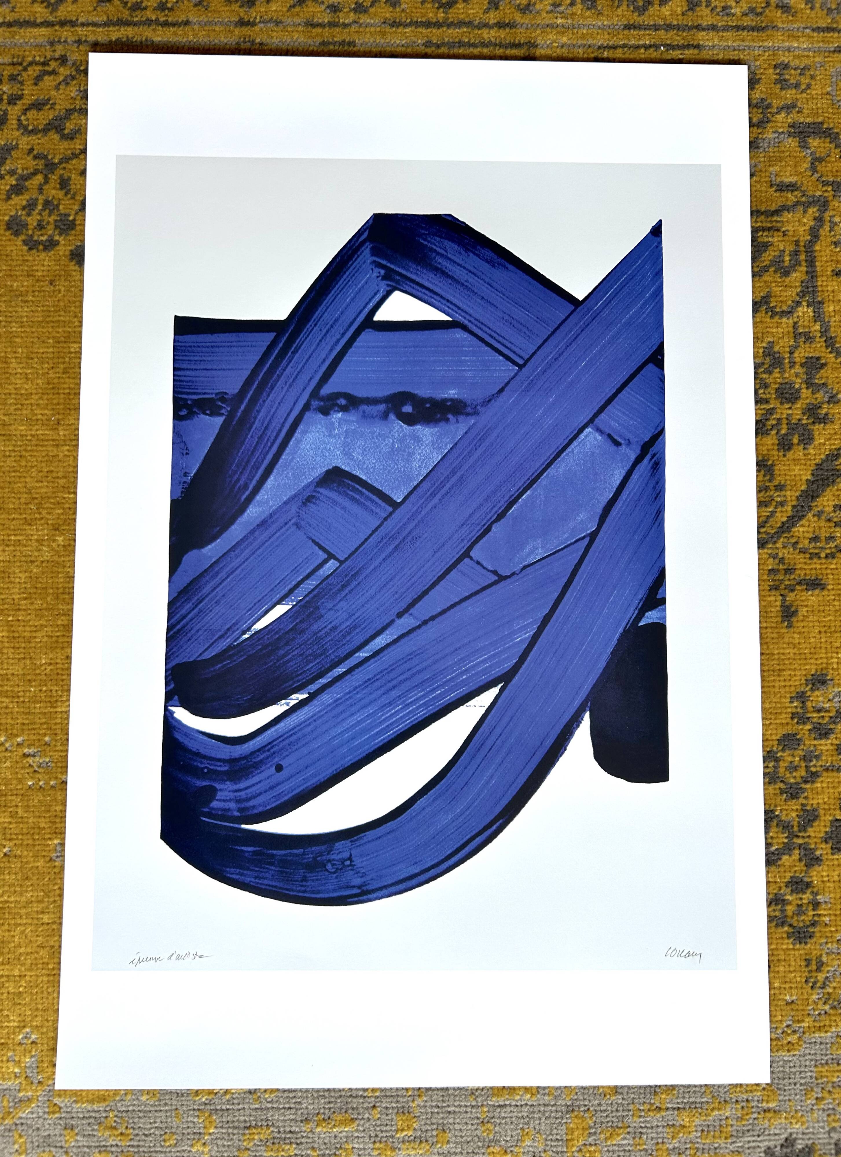 Pierre Soulages - Superb Poster after Screen Print 18 - 1988