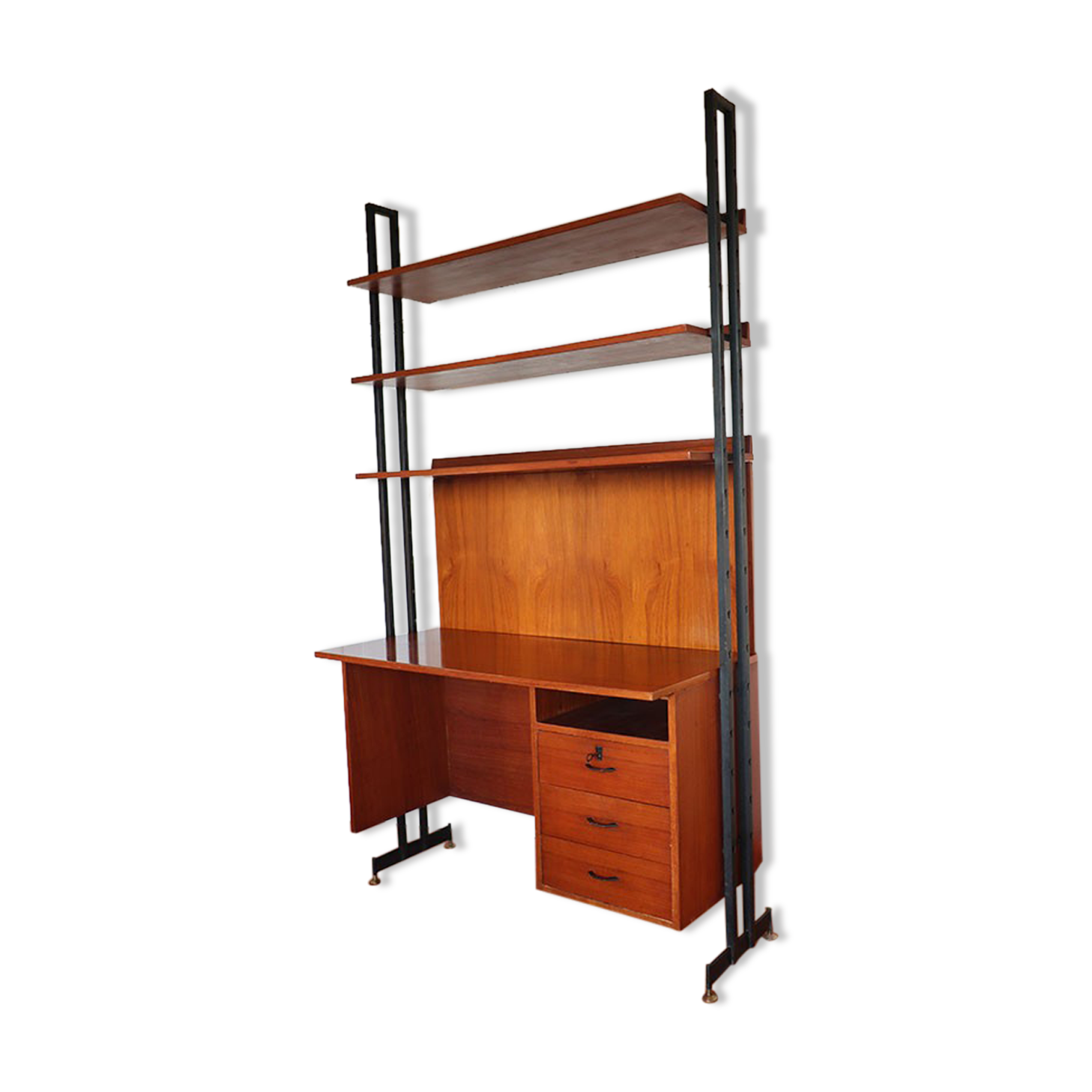 Modular library office vintage Italian 1960