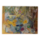 Contemporary floral composition signed
