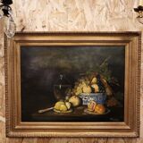 Oil on canvas "fruits"