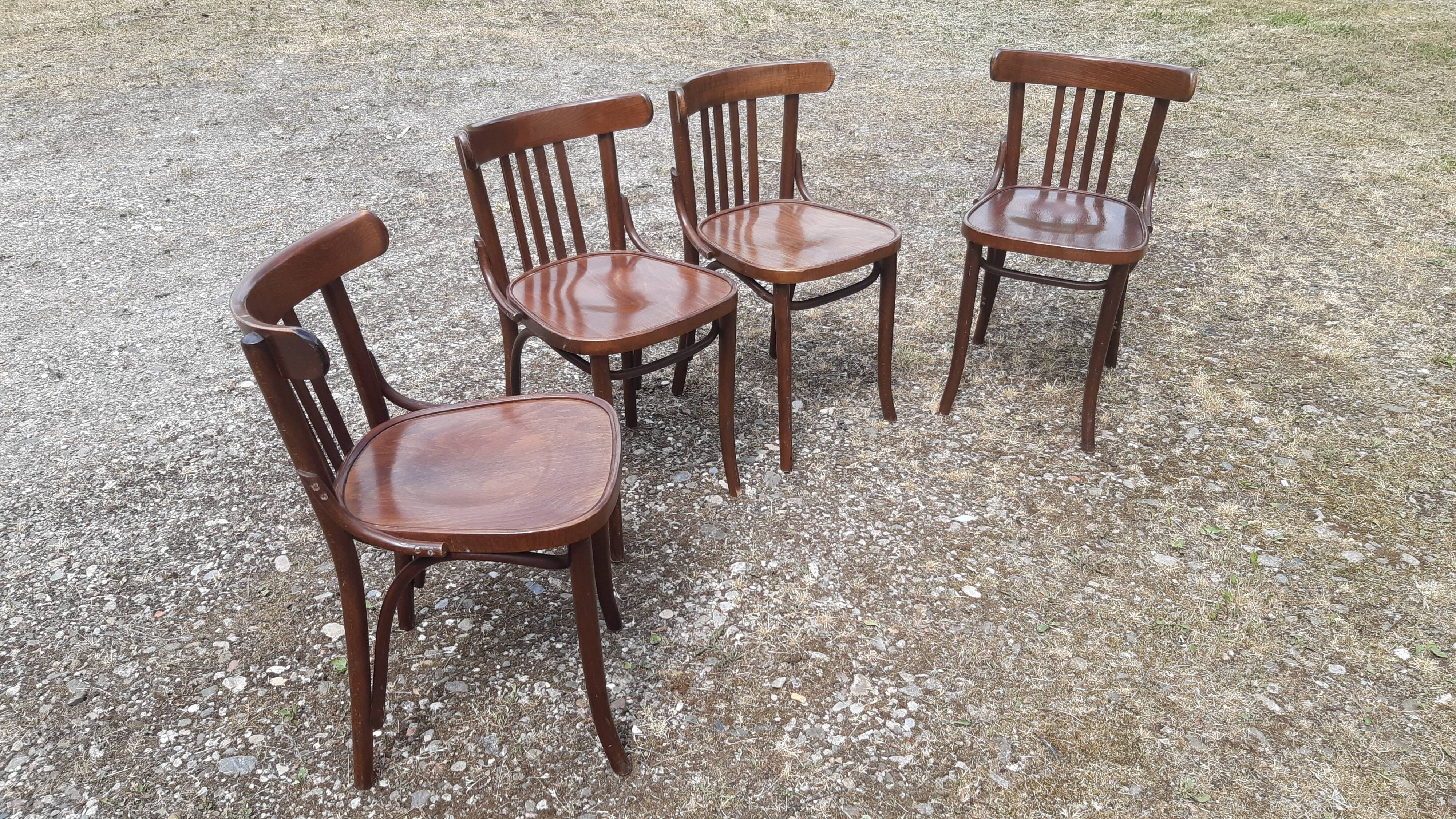 Set of 4 bistro chairs