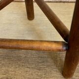 Straw triangle stool