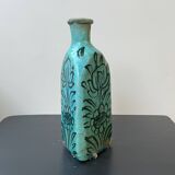 Set of 2 Turquoise Triangular Vases #1 and #2