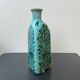 Set of 2 Turquoise Triangular Vases #1 and #2