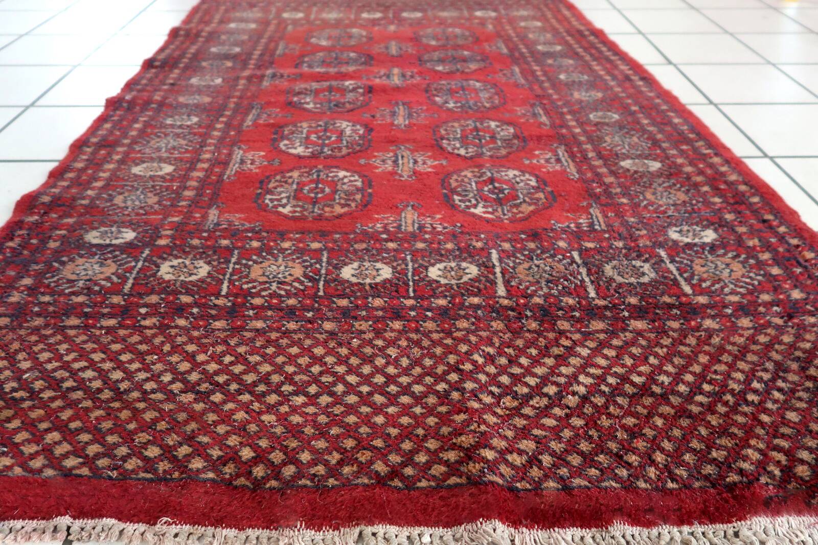 Tapis ouzbek Bukhara fait main en laine – 100 x 151 cm - 1C1033