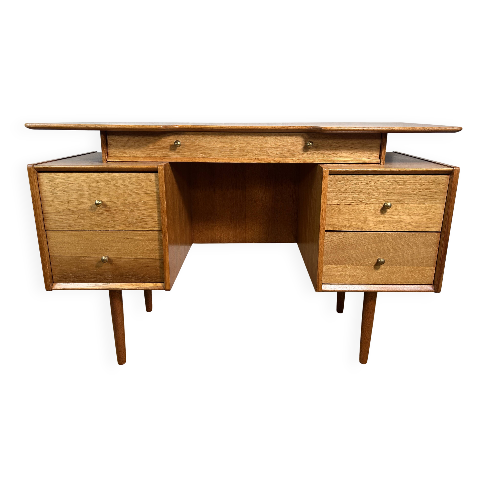 Early Mid-Century Retro Vintage Oak Desk by G Plan (E. Gomme) – Librenza Ra