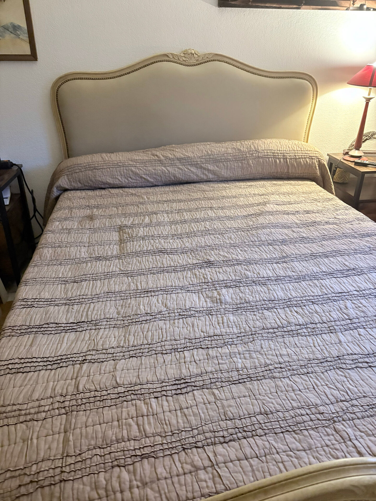 Half basket bed Louis XV