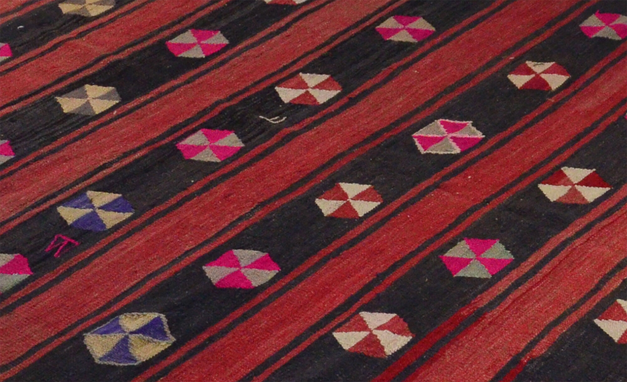 Anatolian handmade kilim rug 305 cm x 183 cm