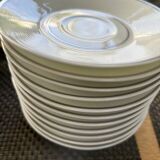 Bernardaud Limoges table service platinum model, 45 pieces