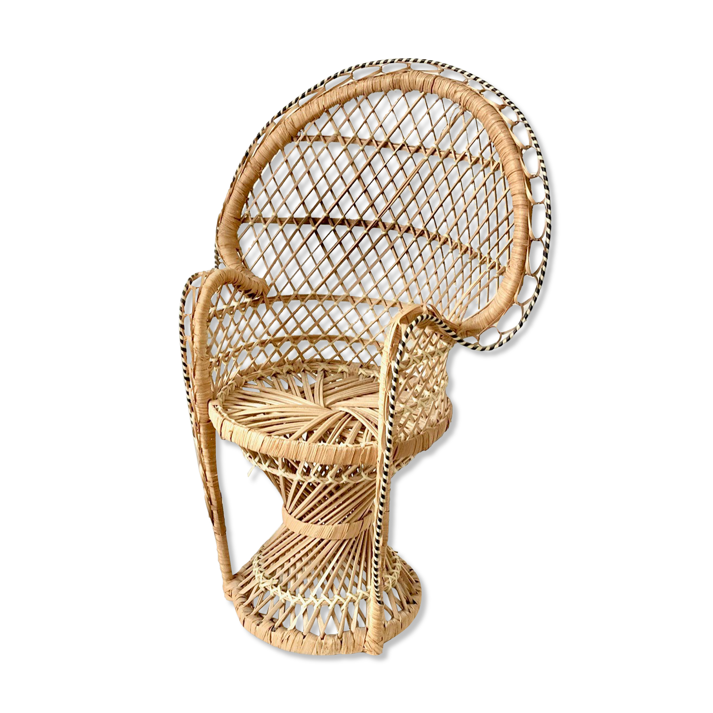 Pair of vintage doll armchairs