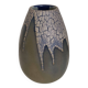 Stoneware vase from Puisaye signed Léon Pointu
