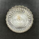 Round sconce hick glass, vintage, seventies
