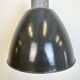 Grande Lampe d'Usine Industrielle en Émail Gris Foncé d'Elektrosvit, 1960s